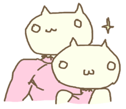 Cat? No, I'm man. sticker #5013217