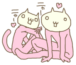 Cat? No, I'm man. sticker #5013219