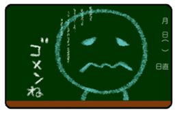 The character of the blackboard sticker #5013298
