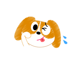 Healthy child Kinako of Beagle sticker #5013308