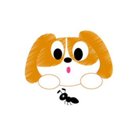 Healthy child Kinako of Beagle sticker #5013314