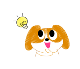 Healthy child Kinako of Beagle sticker #5013317