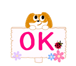 Healthy child Kinako of Beagle sticker #5013318