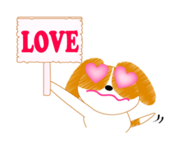 Healthy child Kinako of Beagle sticker #5013321