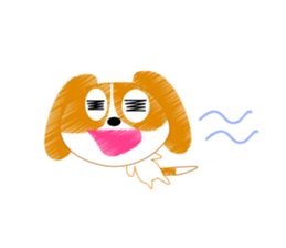 Healthy child Kinako of Beagle sticker #5013322