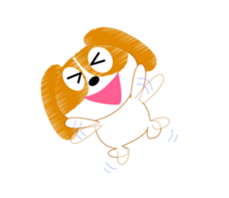 Healthy child Kinako of Beagle sticker #5013330
