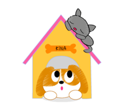 Healthy child Kinako of Beagle sticker #5013335