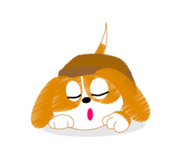 Healthy child Kinako of Beagle sticker #5013341