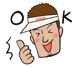 Mr.Sugar's funny golf sticker sticker #5013462