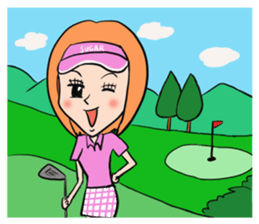 Mr.Sugar's funny golf sticker sticker #5013464