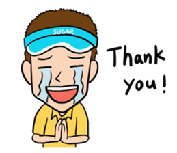 Mr.Sugar's funny golf sticker sticker #5013467