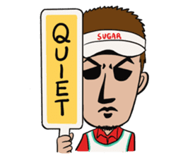 Mr.Sugar's funny golf sticker sticker #5013470