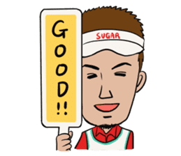 Mr.Sugar's funny golf sticker sticker #5013472