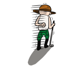 Mr.Sugar's funny golf sticker sticker #5013490