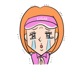 Mr.Sugar's funny golf sticker sticker #5013497