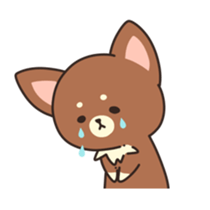 Dog that a part is fluffy sticker #5013799