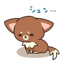 Dog that a part is fluffy sticker #5013815