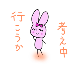 Love of the live favorite rabbit sticker #5013904