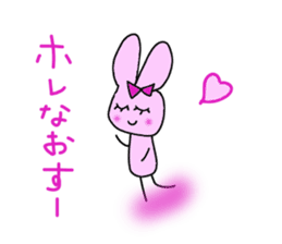 Love of the live favorite rabbit sticker #5013924