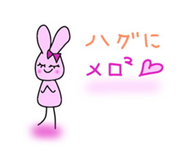 Love of the live favorite rabbit sticker #5013925