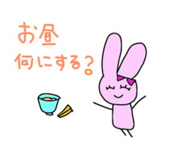 Love of the live favorite rabbit sticker #5013935