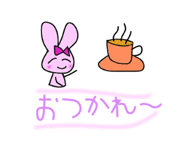 Love of the live favorite rabbit sticker #5013939