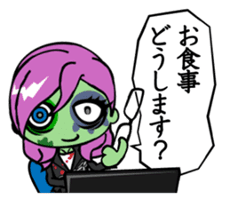 Zombie girl business style Japanese ver. sticker #5013957