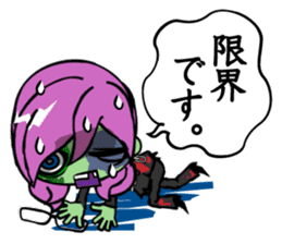 Zombie girl business style Japanese ver. sticker #5013963