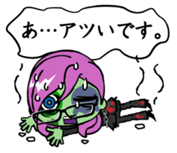 Zombie girl business style Japanese ver. sticker #5013976