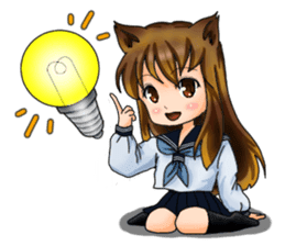 NEKO-MIMI CHAN sticker #5014228