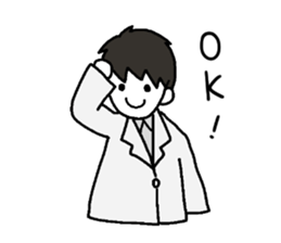 Daily life of the doctor. sticker #5015137