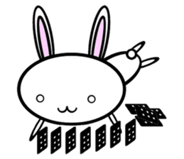 Rabbit sticker USAGIYAN sticker #5016017