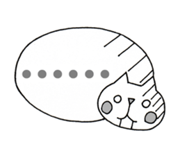 Word conversation cat sticker sticker #5016092