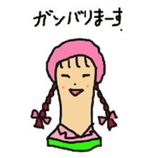 Wig mannequins sticker #5016280