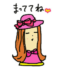 Wig mannequins sticker #5016287