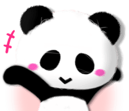 Realistic Panda sticker #5016822