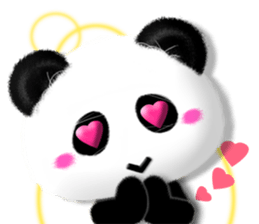 Realistic Panda sticker #5016827