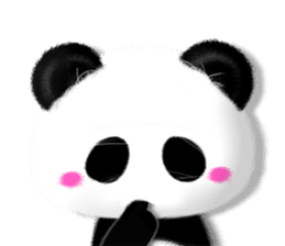 Realistic Panda sticker #5016829