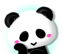 Realistic Panda sticker #5016833