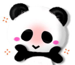 Realistic Panda sticker #5016834