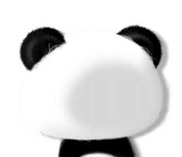 Realistic Panda sticker #5016840