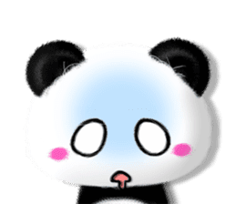 Realistic Panda sticker #5016843