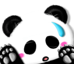 Realistic Panda sticker #5016847