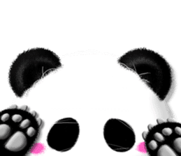 Realistic Panda sticker #5016848