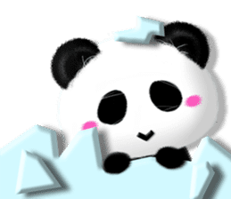 Realistic Panda sticker #5016853