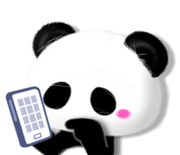 Realistic Panda sticker #5016854