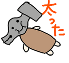 Daily life of mr.hammer. sticker #5017218