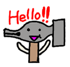 Daily life of mr.hammer. sticker #5017219