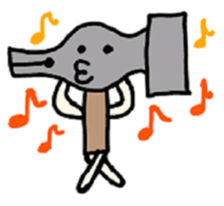 Daily life of mr.hammer. sticker #5017220