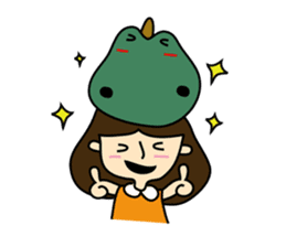 TINY & FRED the dinosaur sticker #5017389